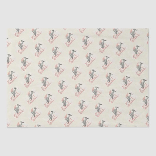 Funny Christmas Gnome Seidenpapier (Vorderseite)