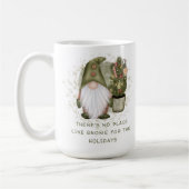 Funny Christmas Gnome Tree Kein Ort wie Gnome Kaffeetasse (Links)