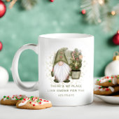 Funny Christmas Gnome Tree Kein Ort wie Gnome Kaffeetasse