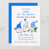 Funny Christmas Gnome Zum Feierabend Einladung (Vorne/Hinten)