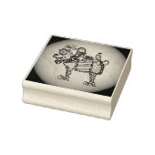 Funny Christmas Goat Briefmarke Gummistempel (Stempel)