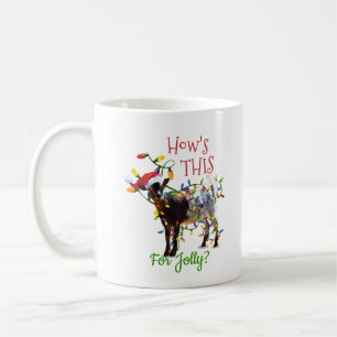 Funny Christmas Goat Wie ist das für Jolly? Kaffeetasse
