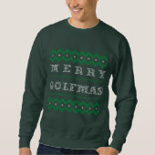 Funny Christmas Golf Merry Golfmas Sweatshirt (Vorderseite)