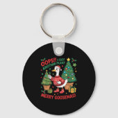 Funny Christmas Goose Oops I Got Another Plant Mer Schlüsselanhänger (Vorderseite)