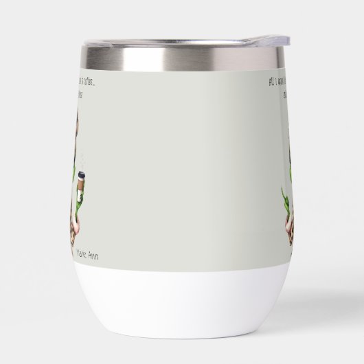 Funny Christmas Grumpy Green Fur Frauen-Mama (Links)