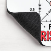 Funny Christmas Hiptamus Math Teacher Gift Ugly Sw Mousepad (Ecke)