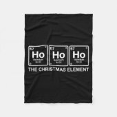 Funny Christmas Ho Ho Ho 67 Chemistry Science Peri Fleecedecke (Vorderseite)