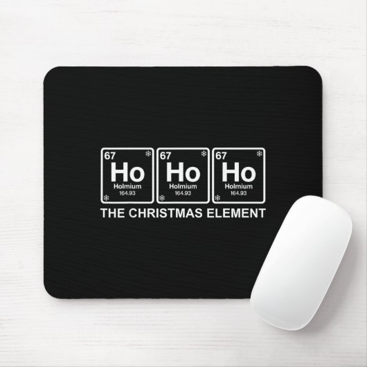 Funny Christmas Ho Ho Ho 67 Chemistry Science Peri Mousepad (Mit Mouse)