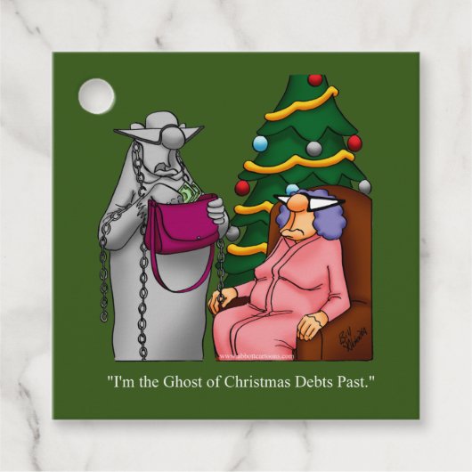 Funny Christmas Holiday Geschenk Tags Geschenkanhänger (Vorderseite)