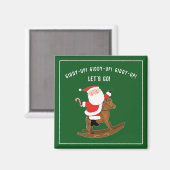 Funny Christmas Holiday Horse Magnet (Vorderseite/Rückseite)
