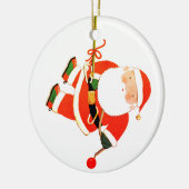 Funny Christmas Holiday Keepake Keramik Ornament (Links)