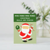 Funny Christmas Holiday Postcard Feiertagspostkarte (Stehend Vorderseite)