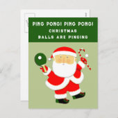 Funny Christmas Holiday Postcard Feiertagspostkarte (Vorne/Hinten)
