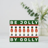 Funny Christmas Holiday Postcards Feiertagspostkarte (Stehend Vorderseite)