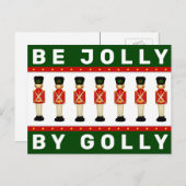 Funny Christmas Holiday Postcards Feiertagspostkarte (Vorne/Hinten)