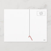 Funny Christmas Holiday Postcards Feiertagspostkarte (Rückseite)