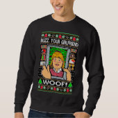 Funny Christmas Home Alone Movie Buzz's Girlfriend Sweatshirt (Vorderseite)