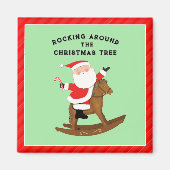 Funny Christmas Horse Magnet (Vorne)