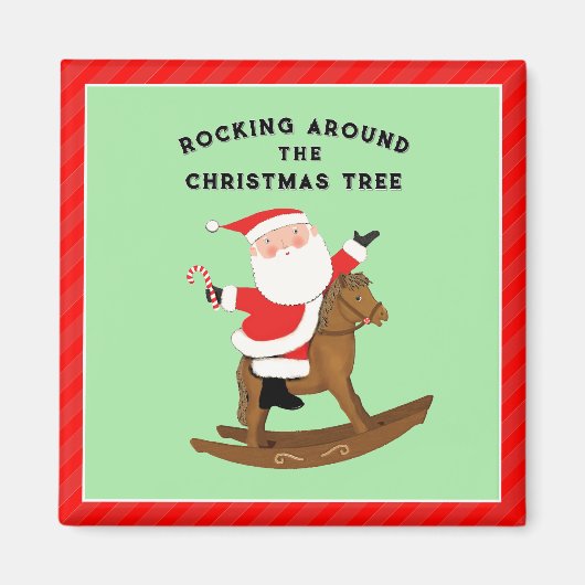 Funny Christmas Horse Magnet (Vorne)