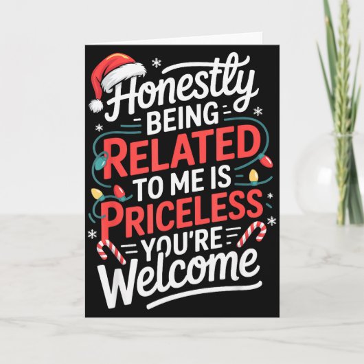 Funny Christmas Humor Pajama Xmas For Men Women Ki Karte (Vorderseite)