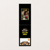 Funny Christmas Hund essen nicht Yellow Snow Fab J (Außenseite Aufgefaltet)