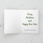 Funny Christmas Hund essen nicht Yellow Snow Gag J Karte (Innenseite)