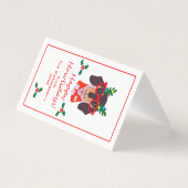 Funny Christmas Hund Howliday Niedlich Hund Faltka (Vorderseite)