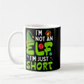 Funny Christmas Im Not An Elf Just Short Xmas Men  Kaffeetasse (Links)