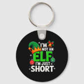 Funny Christmas Im Not An Elf Just Short Xmas Men Schlüsselanhänger (Vorderseite)