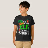Funny Christmas Im Not An Elf Just Short Xmas Men T-Shirt (Vorne ganz)