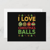 Funny Christmas Inappropriate Dirty Jokes Postkarte (Vorne/Hinten)