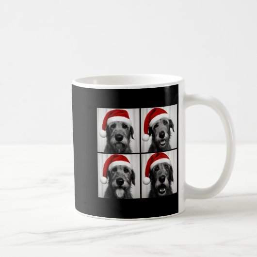 Funny Christmas Irish Wolfhound Santa Dog Lover Ph Kaffeetasse (Rechts)