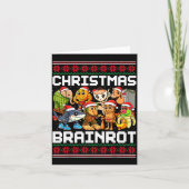 Funny Christmas Italian Brain Rot For Men Women Bo Karte (Vorderseite)