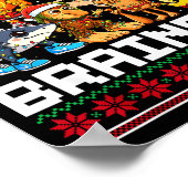 Funny Christmas Italian Brain Rot For Men Women Bo Poster (Ecke)