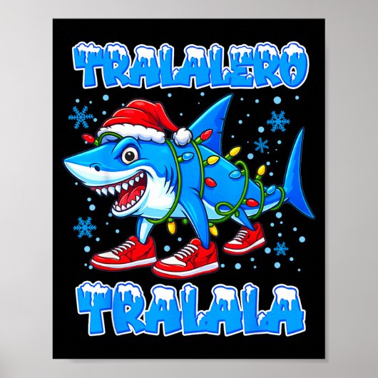 Funny Christmas Italian Brain Rot For Men Women Bo Poster (Vorne)