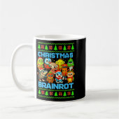 Funny Christmas Italian Brain Rot Italian Brainrot Kaffeetasse (Links)