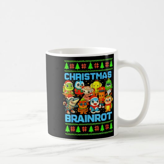 Funny Christmas Italian Brain Rot Italian Brainrot Kaffeetasse (Rechts)
