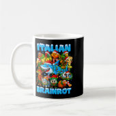 Funny Christmas Italian Brain Rot Italian Brainrot Kaffeetasse (Links)