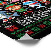 Funny Christmas Italian Brain Rot Italian Brainrot Poster (Ecke)