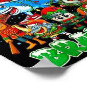 Funny Christmas Italian Brain Rot Italian Brainrot Poster (Ecke)