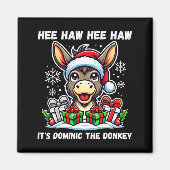 Funny Christmas Italian Christmas Dominic T Magnet (Vorne)