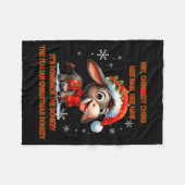 Funny Christmas Italian Christmas Dominick The Fleecedecke (Vorderseite (Horizontal))
