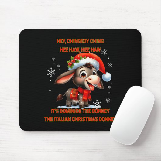 Funny Christmas Italian Christmas Dominick The Mousepad (Mit Mouse)