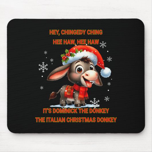 Funny Christmas Italian Christmas Dominick The Mousepad (Vorne)