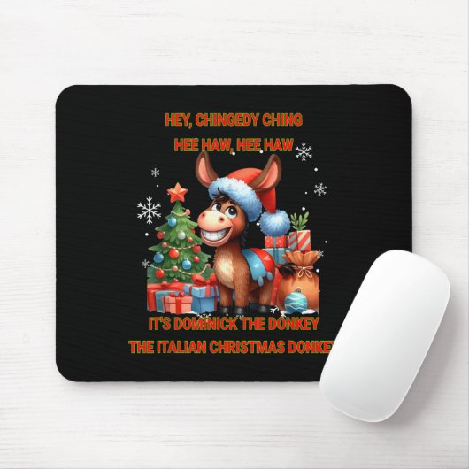 Funny Christmas Italian Christmas Dominick The Mousepad (Mit Mouse)