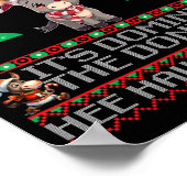 Funny Christmas Italian Christmas Donkey Dominic T Poster (Ecke)