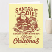 Funny Christmas  Karte (Vorderseite)