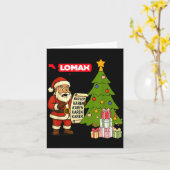 Funny Christmas  Karte (Gelbe Blume)