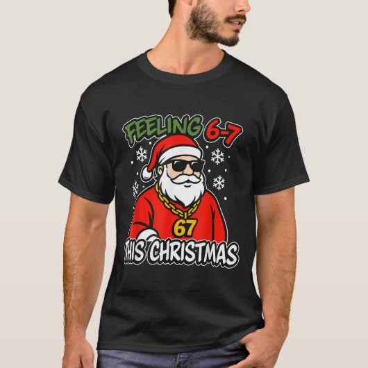 Funny Christmas Kids 6-7 67 Six Seven Meme Boys Ch T-Shirt (Vorderseite)