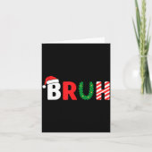 Funny Christmas Kids Bruh Christmas Shirt Teens Bo Karte (Vorderseite)
